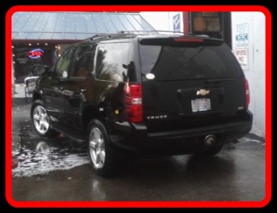 Vehicle being detailed by Fifty Dollar Detail.
